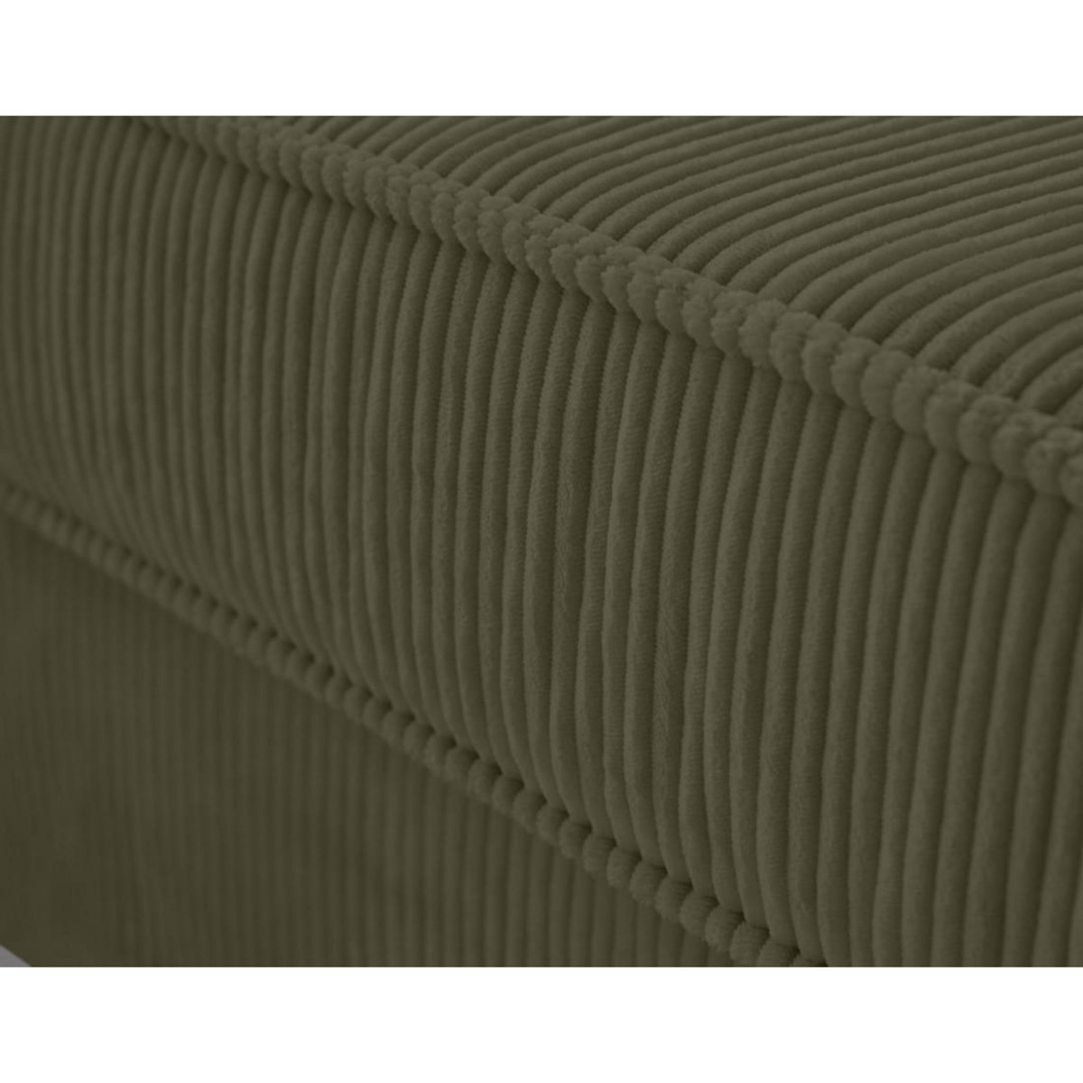 LISA DESIGN Jake - canapé déhoussable d'angle gauche 5 places en velours côtelé