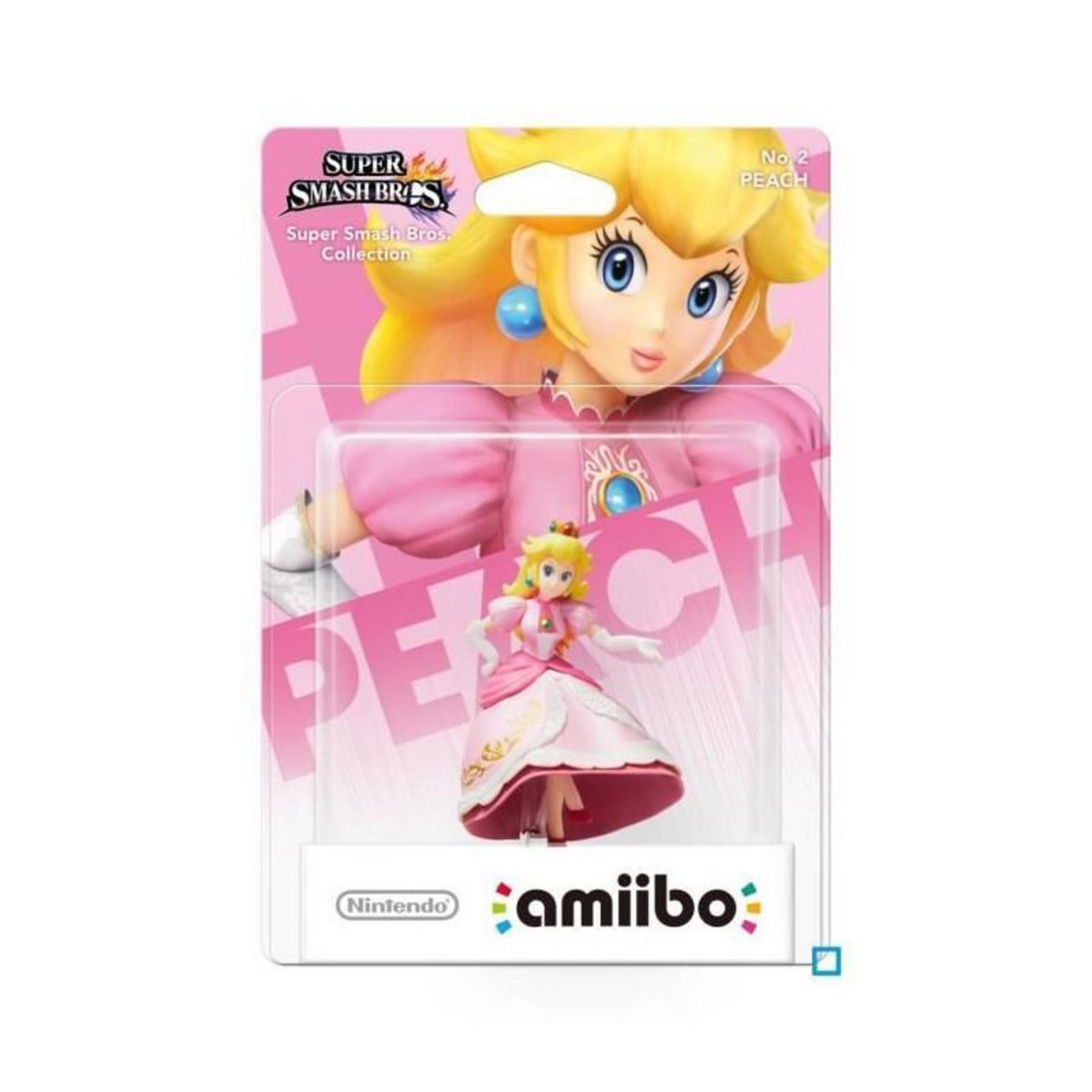 NINTENDO Figurine Amiibo - Peach N°2 • Collection Super Smash Bros.