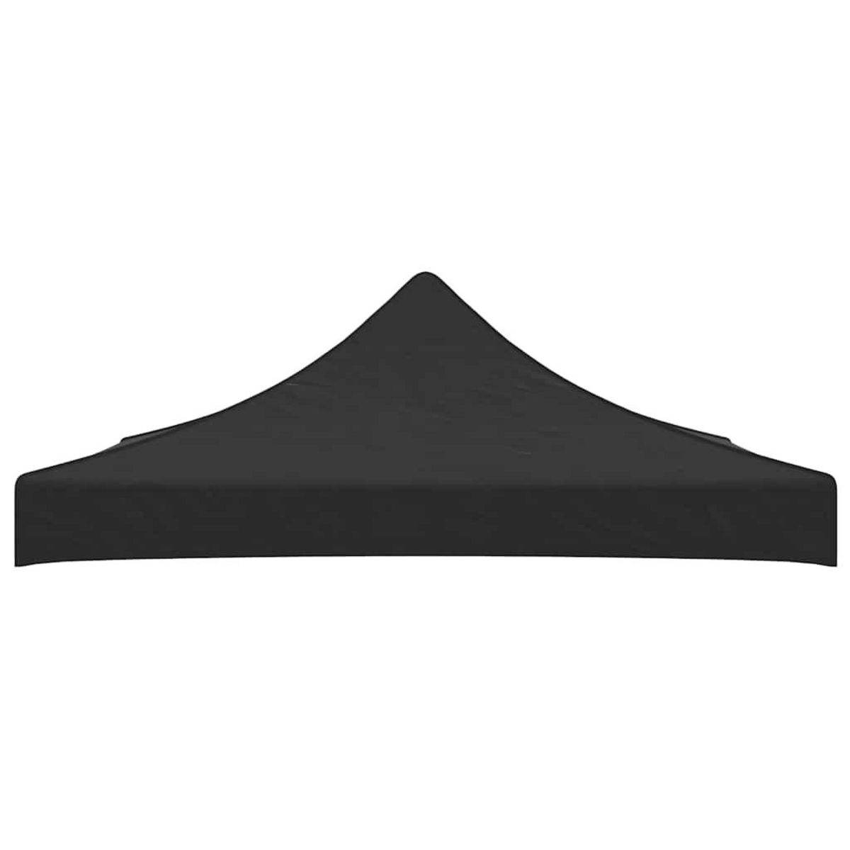 VIDAXL Toit de tente de reception 3x3 m Noir 270 g/m^2