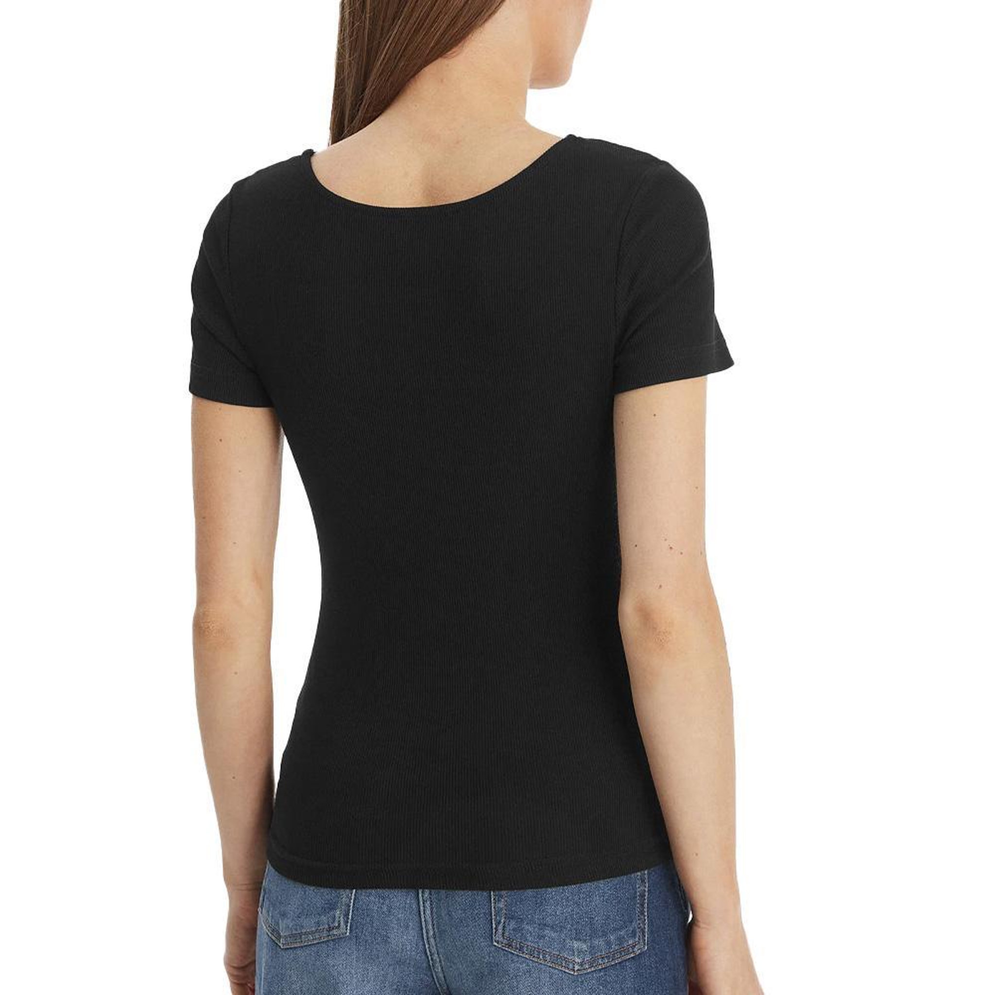 Voir la diapositive 2 : MORGAN T-shirt Noir Femme Morgan Damour