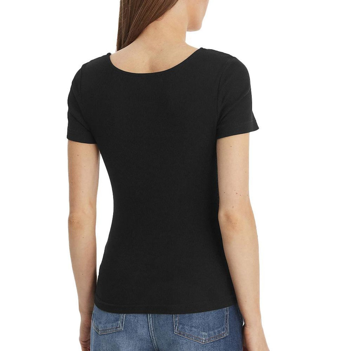 MORGAN T-shirt Noir Femme Morgan Damour