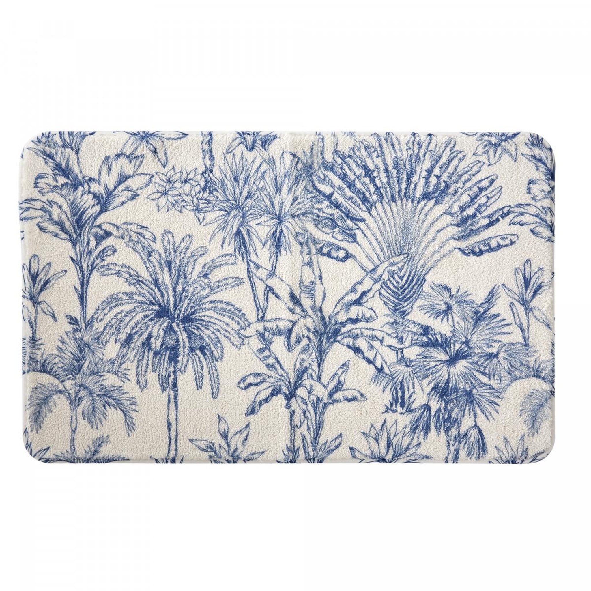 GUY LEVASSEUR Tapis de bain antidérapant imprimé jungle 50x80cm