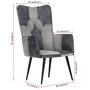 Voir la diapositive 6 : VIDAXL Chaise a oreilles Gris Cuir veritable