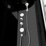 Voir la diapositive 3 : Aurlane Cabine de douche rectangle Hydromassante noire 80x110 cm - MIRROR 2