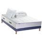 Voir la diapositive 1 : IDLITERIE Ensemble BELLAGIO 2, matelas mémoire de forme, sommier et couette