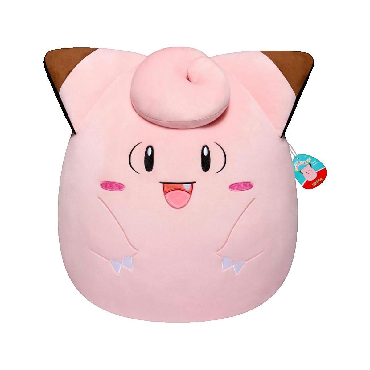 The Pokemon Company Peluche Jazwares Squishmallows Clefairy rose 35 cm