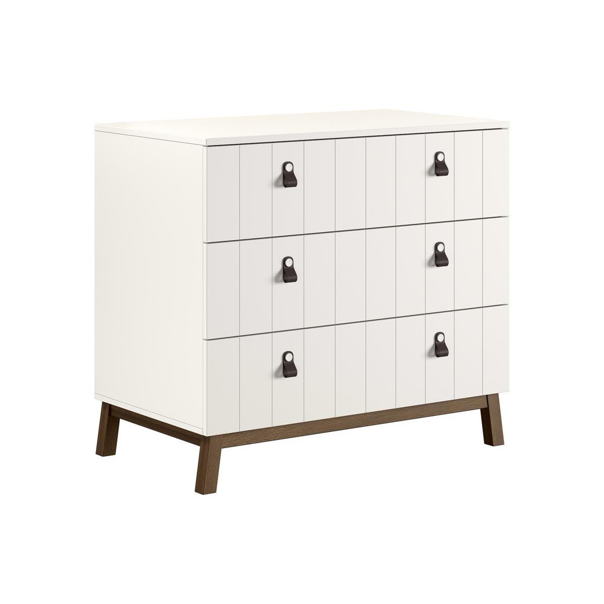 Vipack Commode sezane 3 tiroirs clay/noix