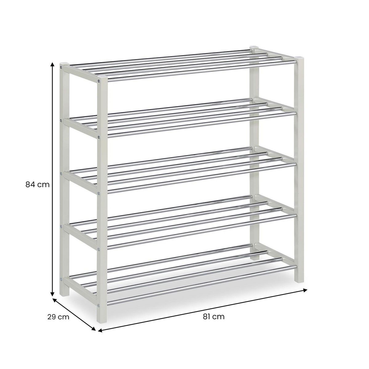 IDIMEX Etagère à chaussures DUBLIN, 5 niveaux