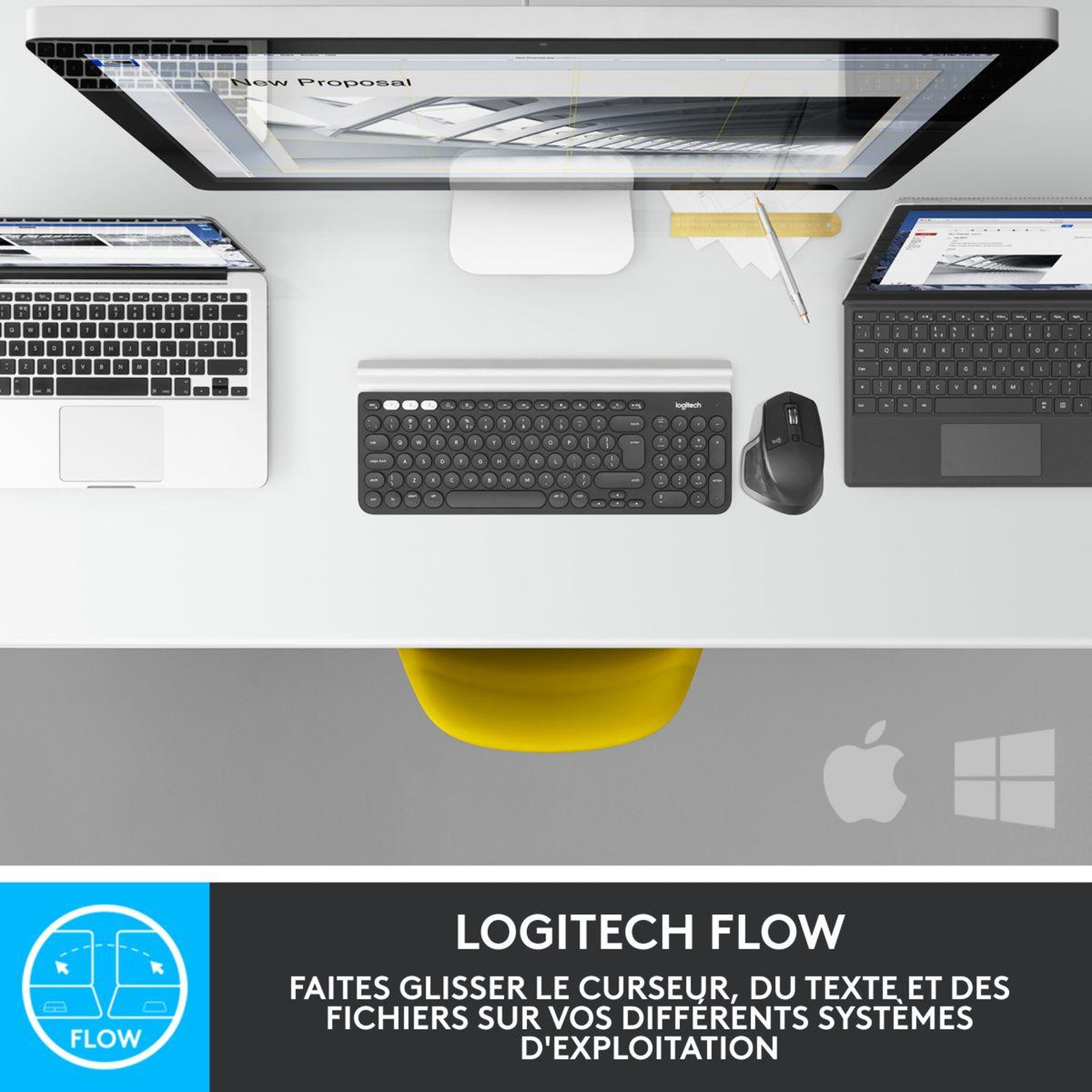 Voir la diapositive 2 : Logitech Souris sans fil rechargeable MX Master 2S Graphite