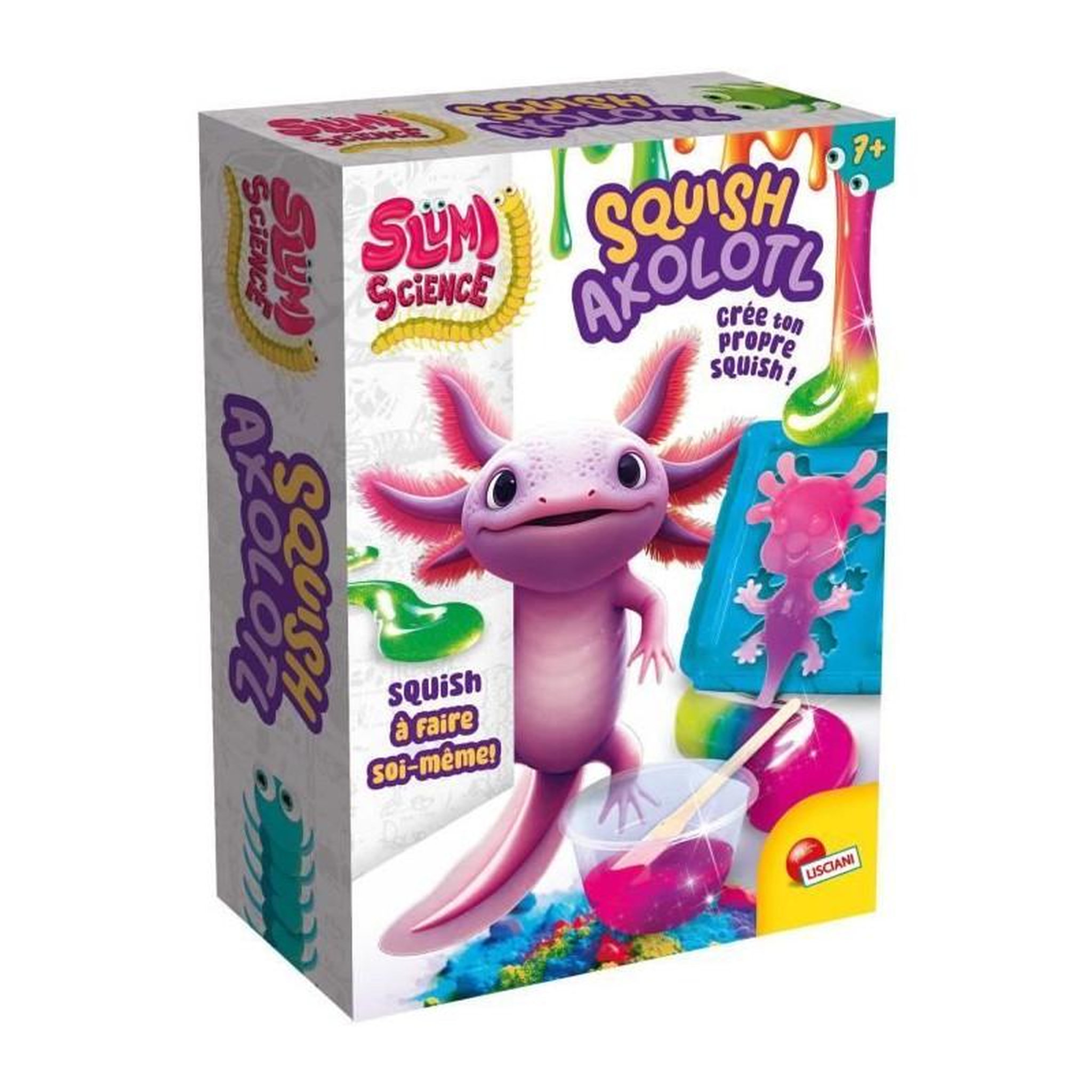 LISCIANI GIOCHI Pocket AXOLOTL - Kit Scientifique - SLUMI SCIENCE - Composants Magiques, Expérience Amusante