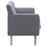 Voir la diapositive 4 : VIDAXL Canape a 3 places revetement en tissu 172x70x82 cm gris clair