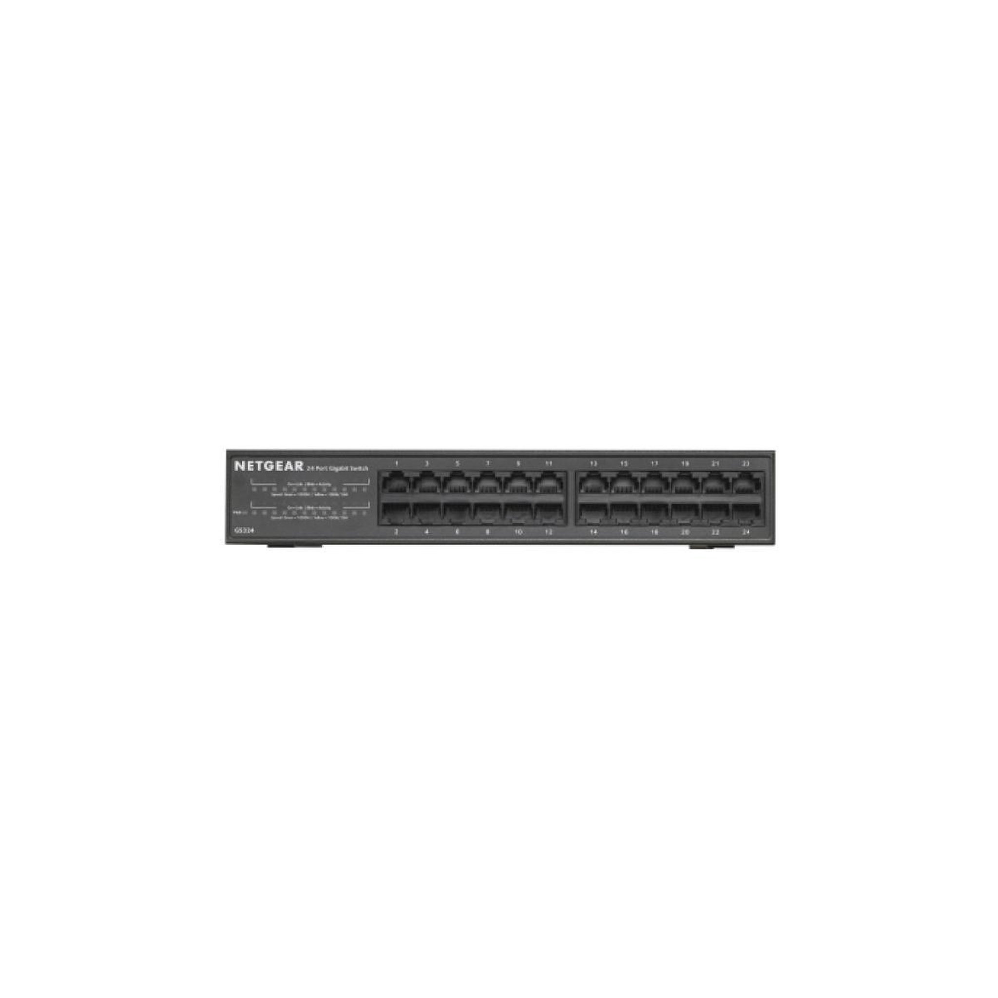 Voir la diapositive 3 : Netgear Switch NETGEAR GS324 - Non géré - 24 ports Gigabit Ethernet