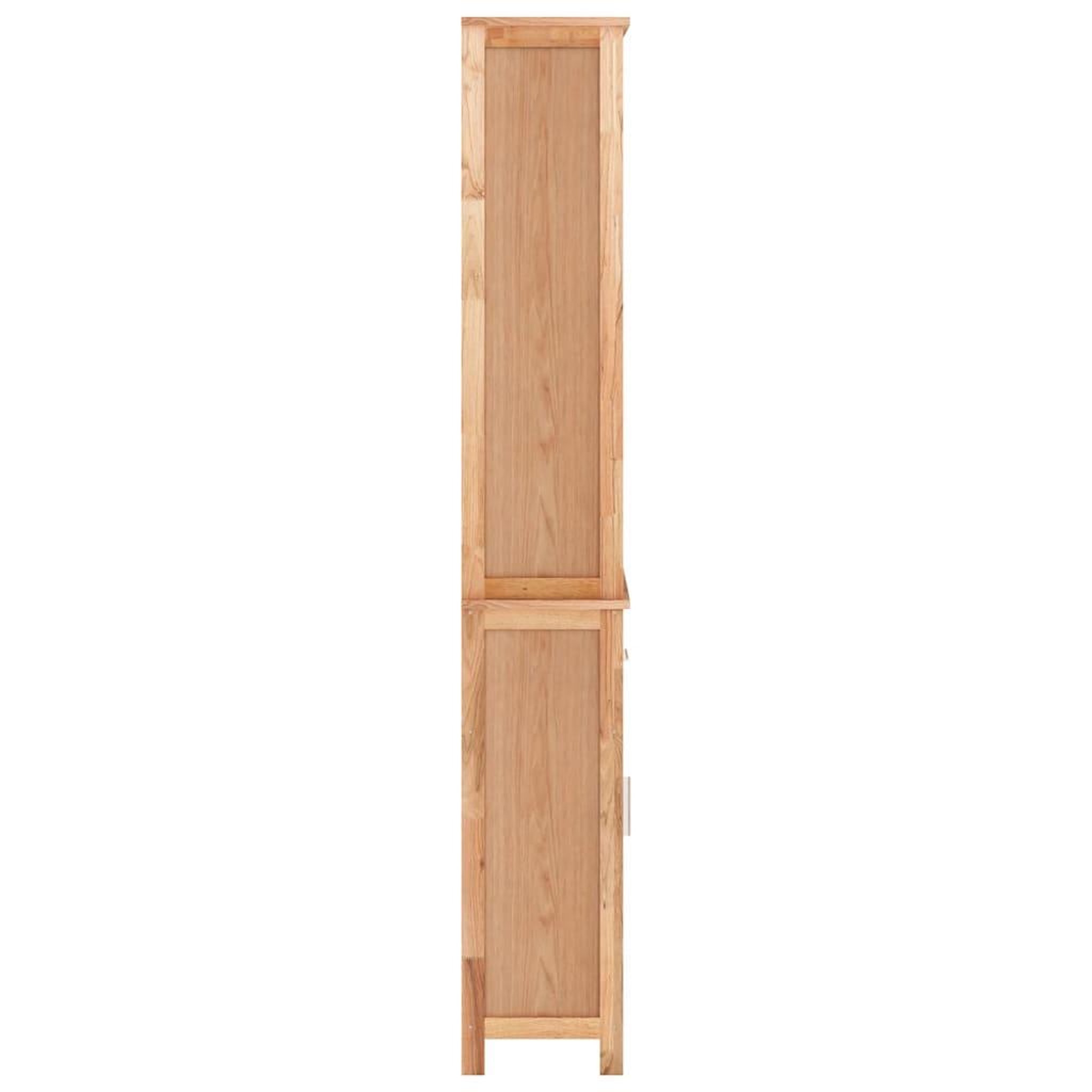 Voir la diapositive 5 : VIDAXL Armoire de salle de bain 42x29x182 cm Bois massif de noyer