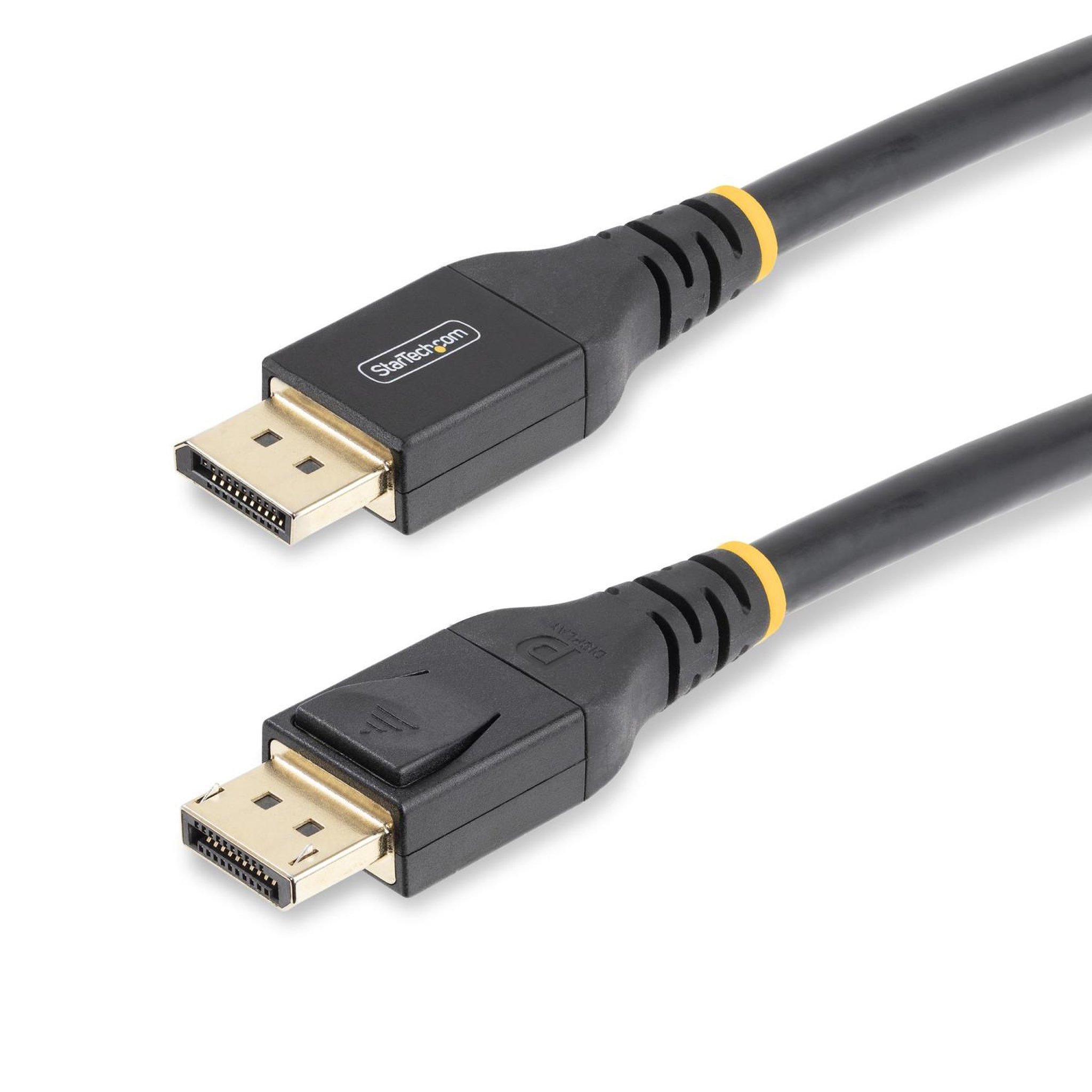 Startech Startech.com câble displayport 1.4 actif de 15m certifié vesa - câble displayport dp8k avec hbr3, hdr10, mst, dsc 1.2, hdcp 2.2, 8k 60hz, 4k 120hz - câble/cordon dp 1.4 mâle/mâle (m/m)