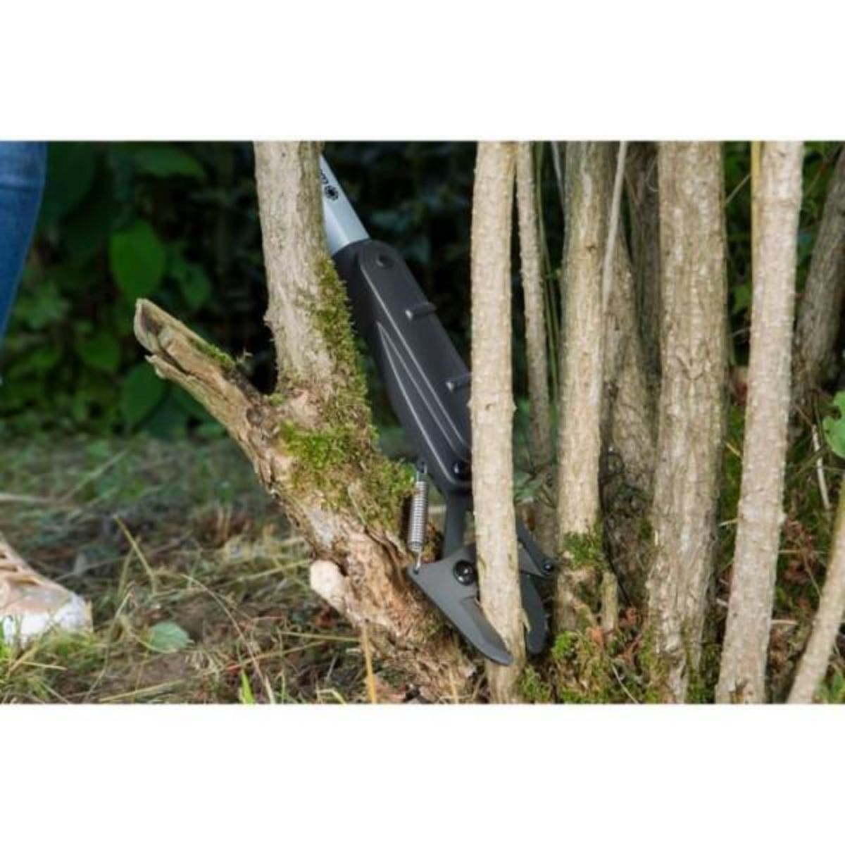 Gardena GARDENA Coupe-branches SlimCut – Lame franche affûtée – Coupe Ø28mm max – Double crémaillere intégrée – Garantie 2