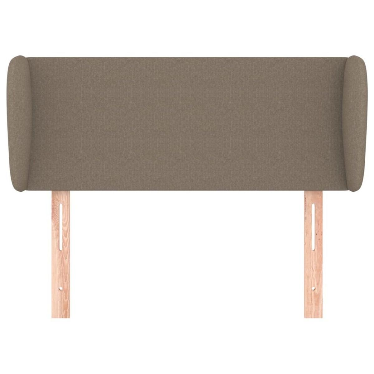 VIDAXL Tete de lit avec oreilles Taupe 93x23x78/88 cm Tissu