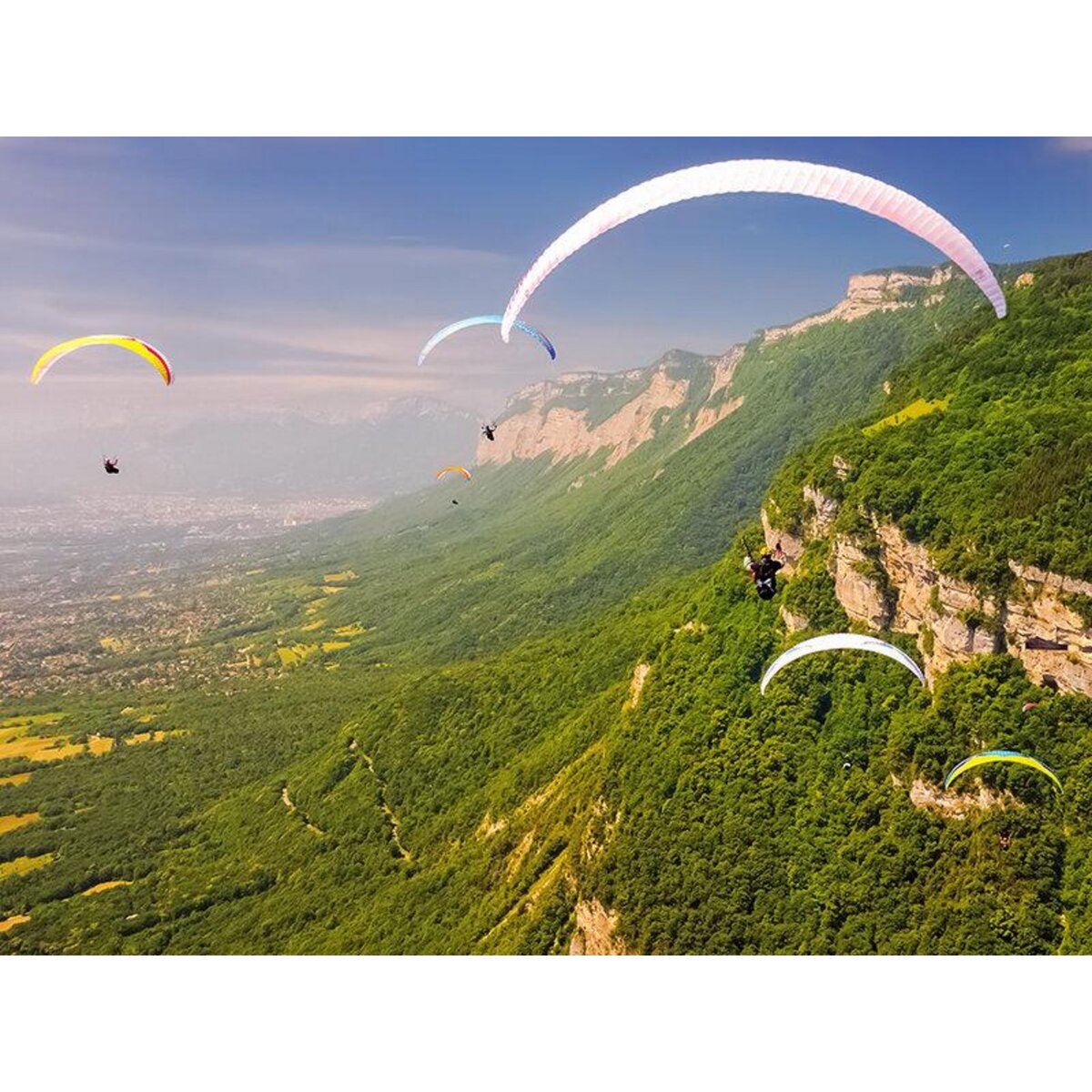 Smartbox Baptême en parapente de 15 minutes au lac d'Annecy - Coffret Cadeau Sport & Aventure