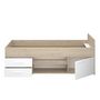 Voir la diapositive 4 : Lit enfant 90x190/200cm avec rangement NORWAY
