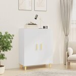 VIDAXL Buffet Blanc 70x34x90 cm Bois d'ingenierie