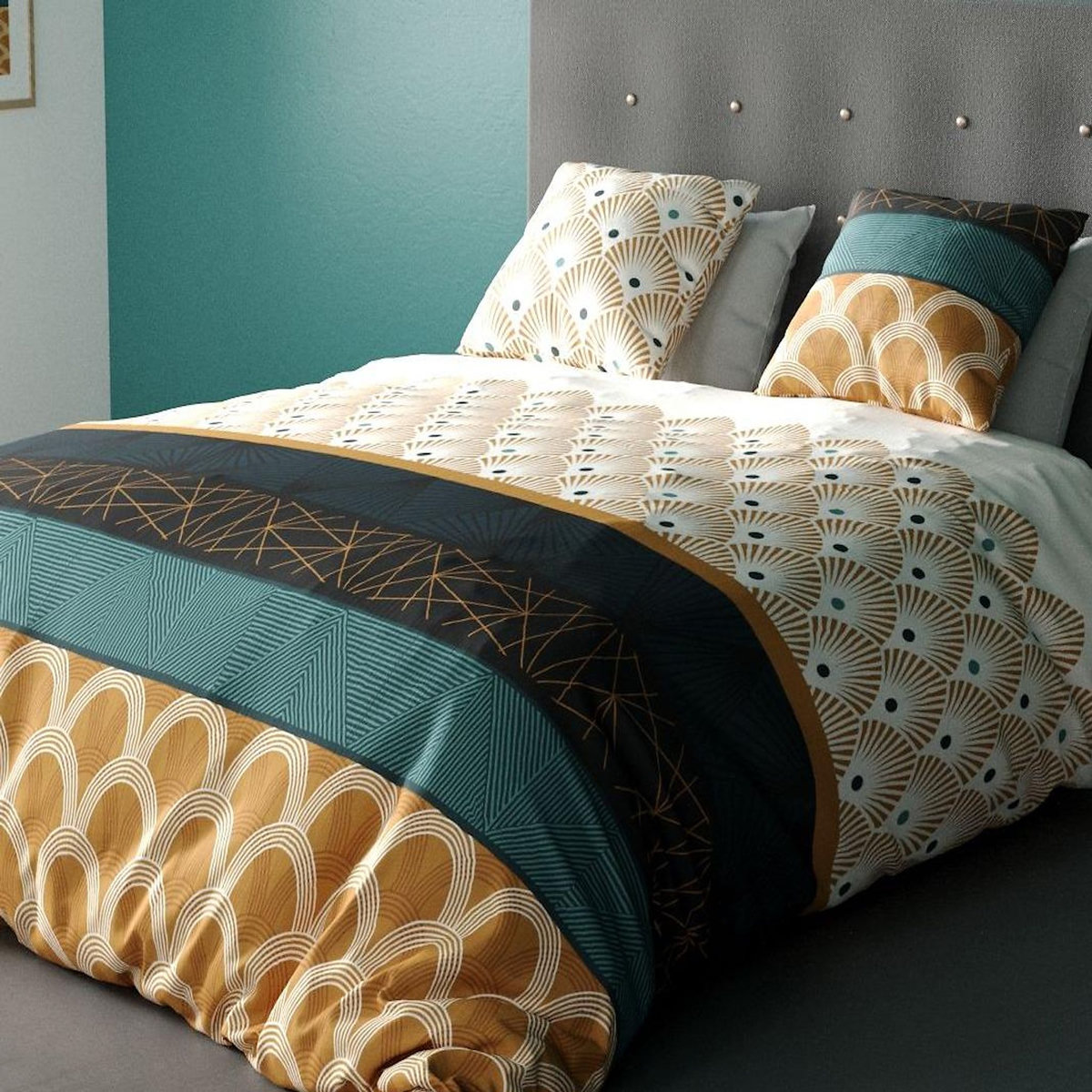 ATELIER DU COTON Parure Housse De Couette 100%coton 57fils Bangui