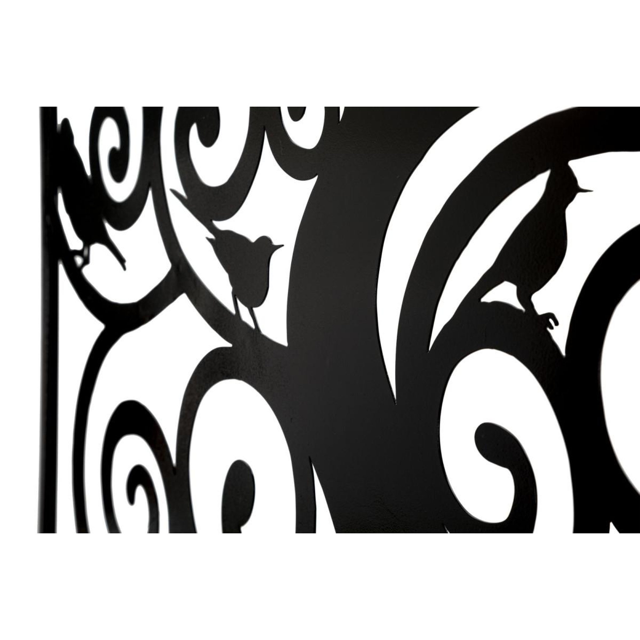 Voir la diapositive 4 : Paris Prix Décoration murale encadrée en métal  three  70cm noir