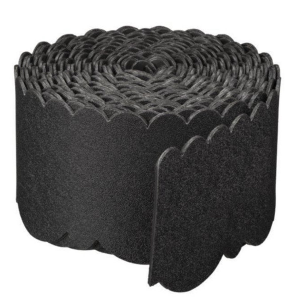 NATURE Bordure déco reversible Noir epai. 3 mm H13 cm x 12 m