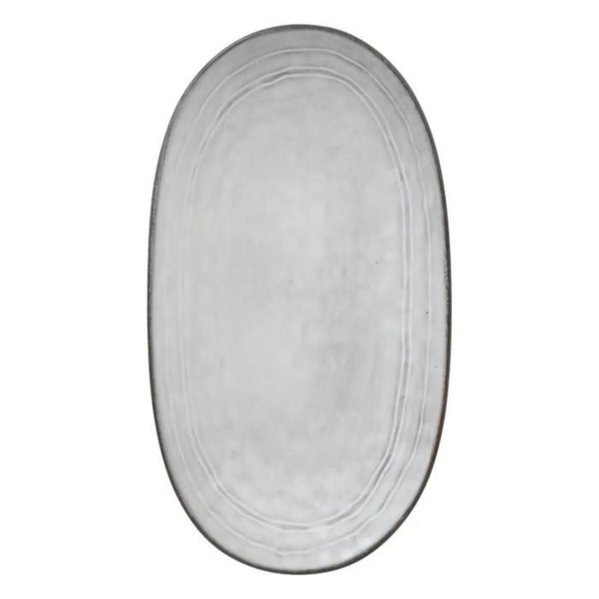 SECRET DE GOURMET Plat de Présentation Déco  Flower  37cm Bleu