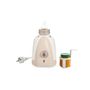 Voir la diapositive 2 : THERMOBABY Chauffe biberon + Biberon verre 230ml + Goupillon biberon + Boîte doseuse de lait + Bavoir + Coffret Boîte a sucettes