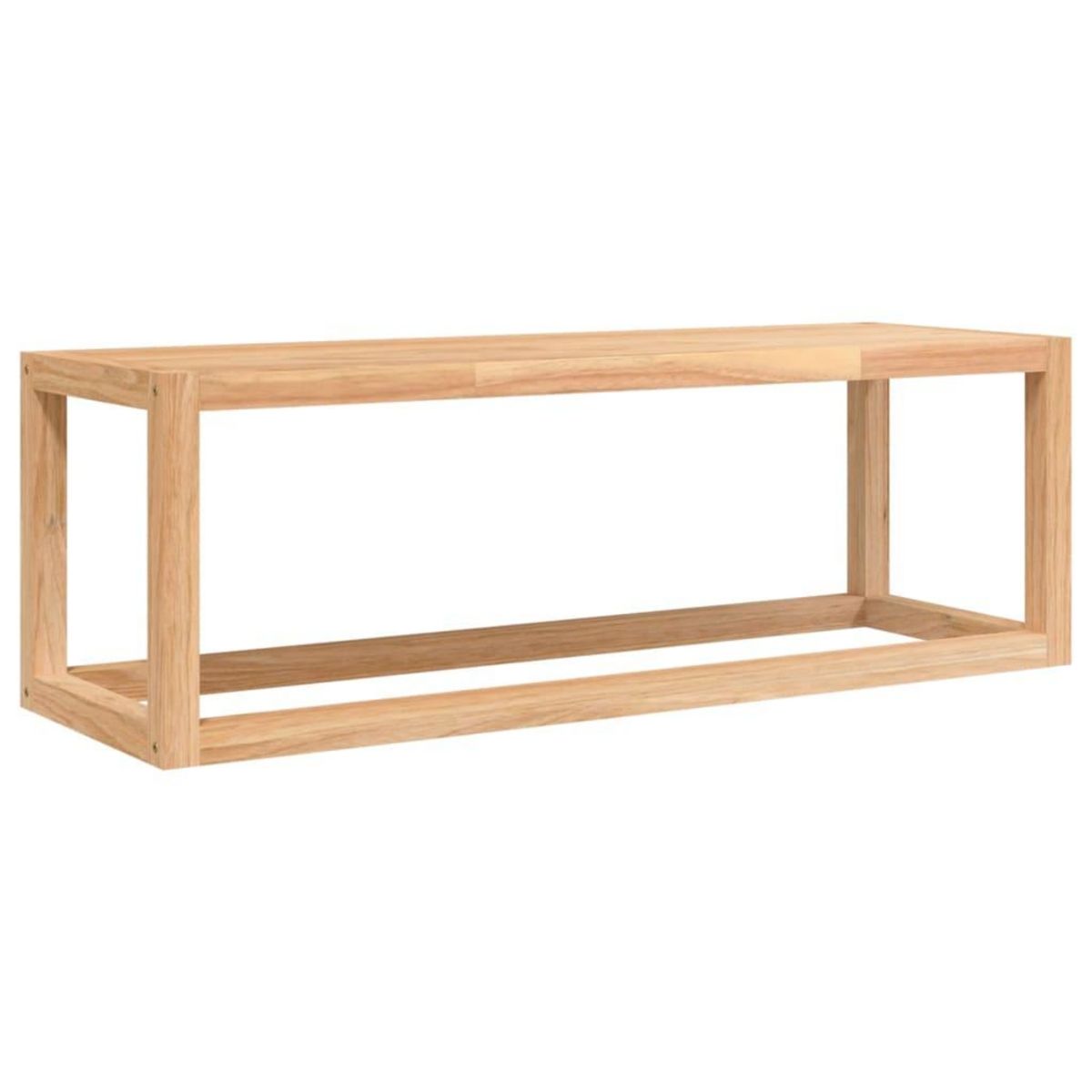 VIDAXL Porte-serviette 60x20x20 cm Bois massif de noyer