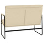 Voir la diapositive 5 : VIDAXL Banc Creme 100x64x80 cm Tissu