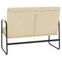 Voir la diapositive 5 : VIDAXL Banc Creme 100x64x80 cm Tissu