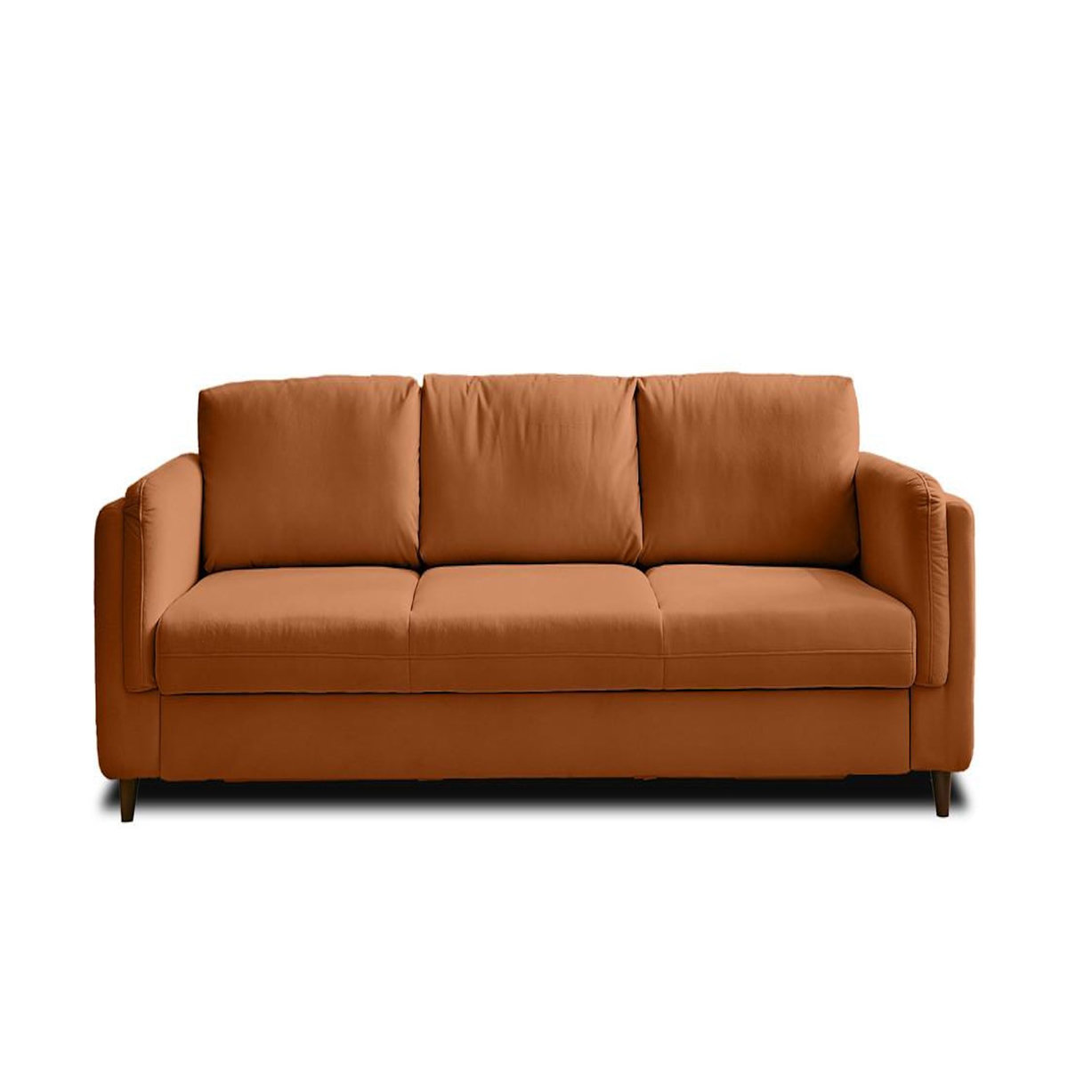 LISA DESIGN Brooke - canapé 3 places - convertible - en velours