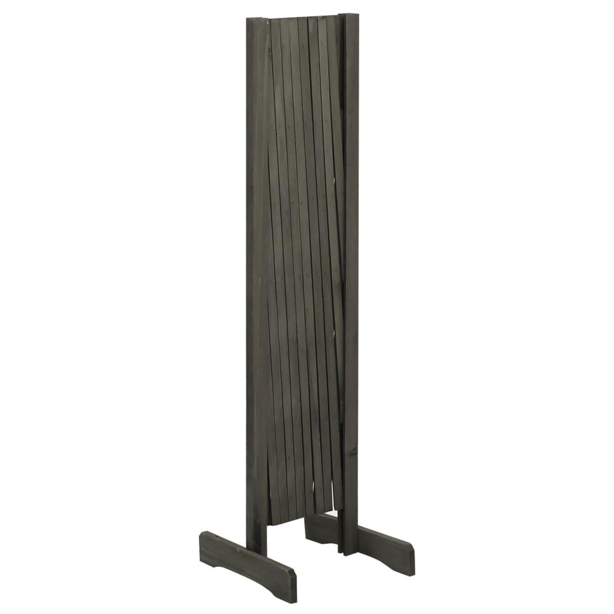 Voir la diapositive 4 : VIDAXL Cloture en treillis de jardin Gris 180x100 cm Bois de sapin