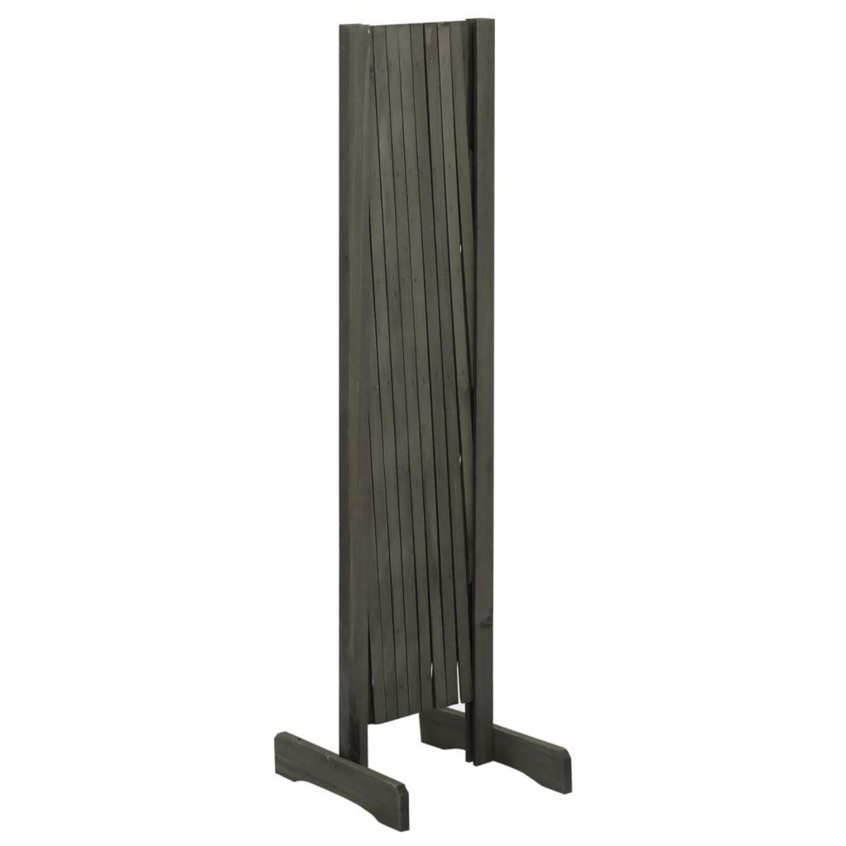 VIDAXL Cloture en treillis de jardin Gris 180x100 cm Bois de sapin