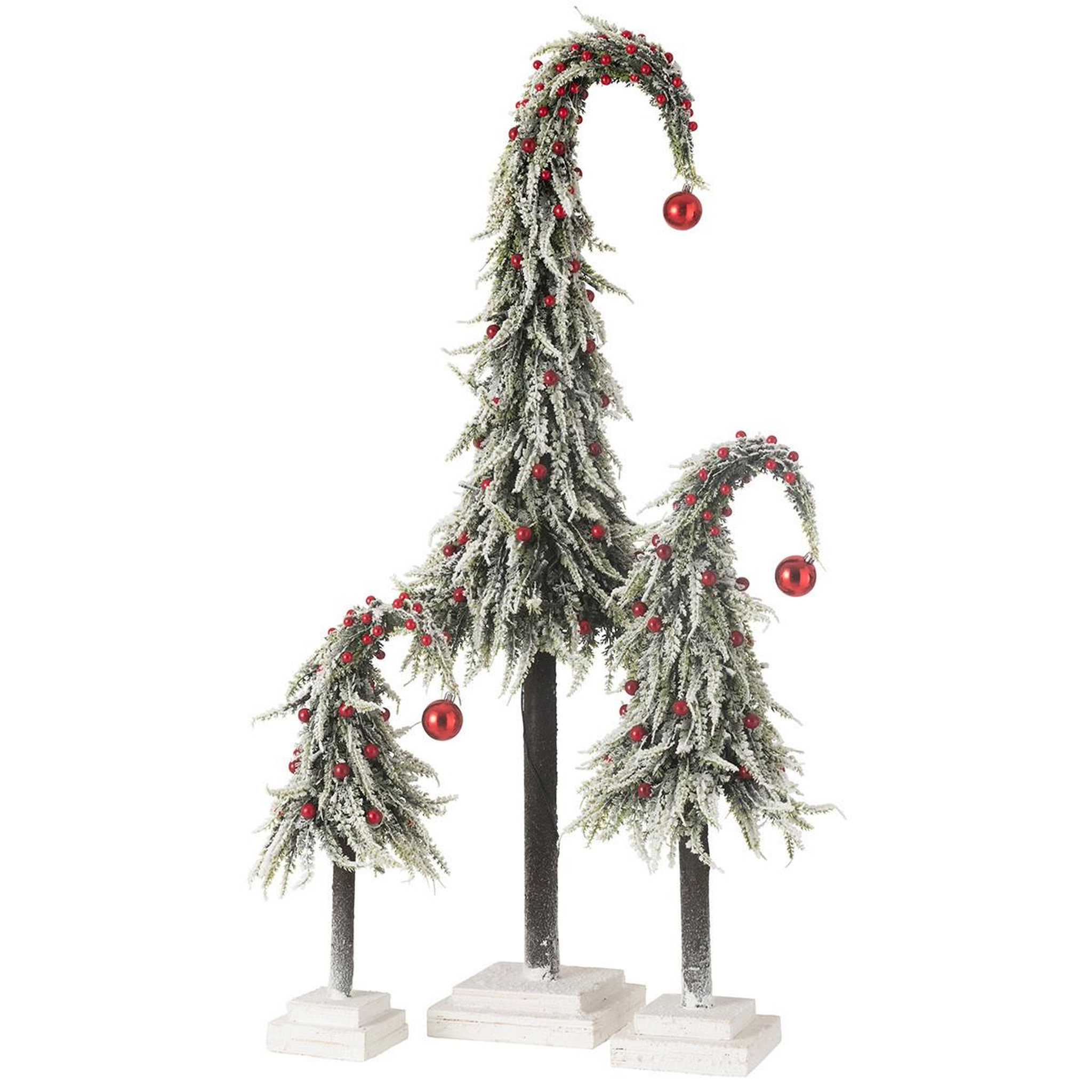 Voir la diapositive 5 : J-LINE Sapin de noël déco à led  phil  100cm vert