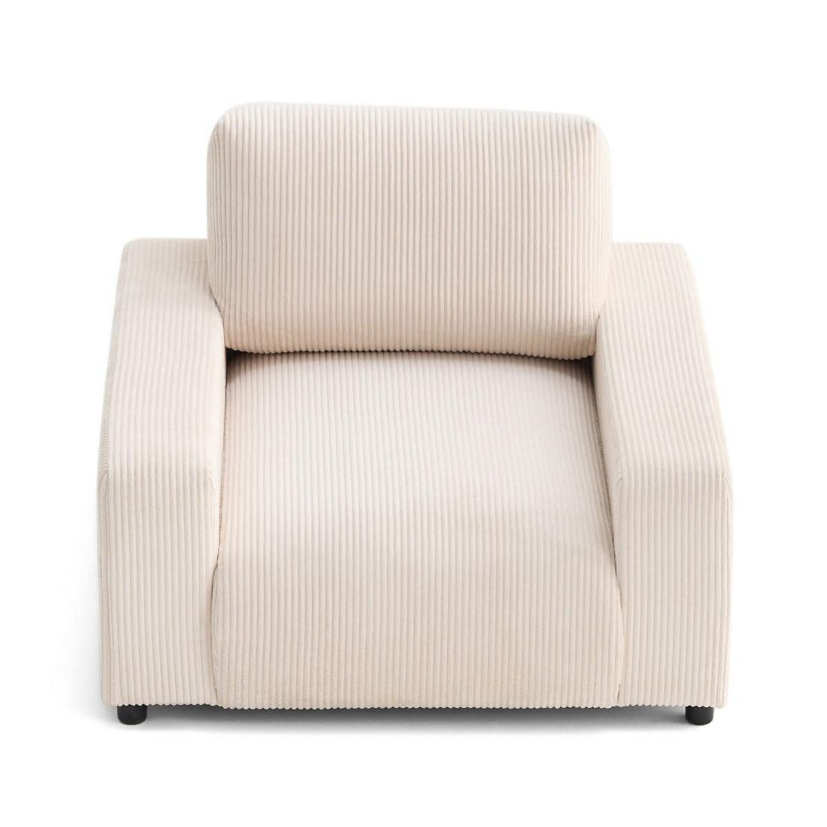 LISA DESIGN Pivoine - fauteuil en velours côtelé