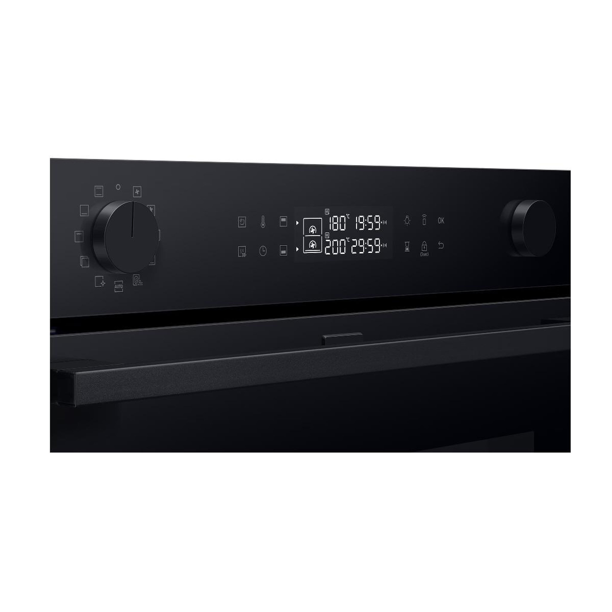 Voir la diapositive 5 : Samsung Four intégrable 76l 60cm pyrolyse noir - nv7b4550vak