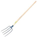 OUTILS PERRIN Fourche à fumier douille 4 dents emmanché