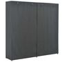 Voir la diapositive 3 : VIDAXL Garde-robe Gris 173x40x170 cm Tissu