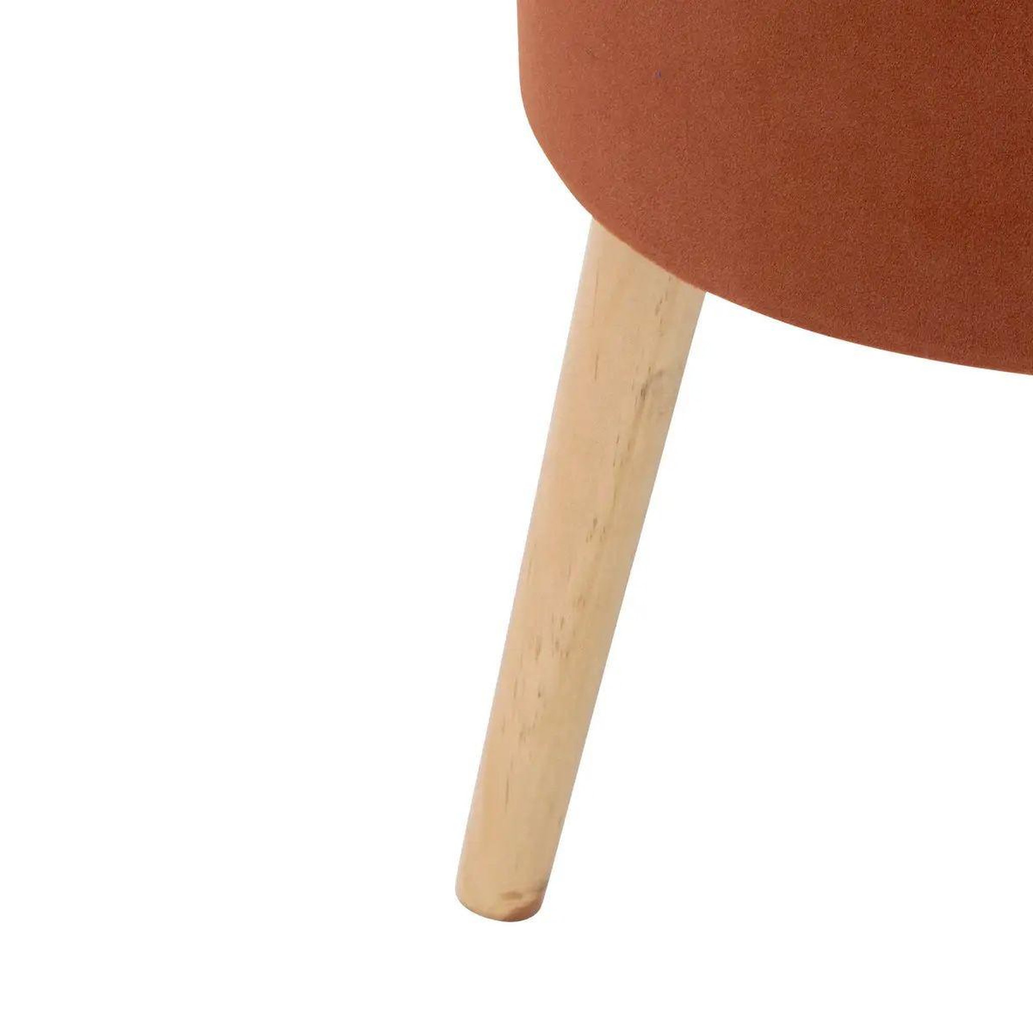 Voir la diapositive 3 : ATMOSPHERA Tabouret coffre scandinave  tess  44cm ambre