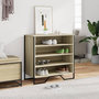 Voir la diapositive 3 : VIDAXL Armoire a chaussures chene sonoma 80x38x78 cm bois d'ingenierie