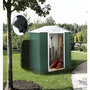 Voir la diapositive 2 : Habitat et Jardin Abri de jardin métal -  Rosas   -  2,71 m² avec gouttière - Vert