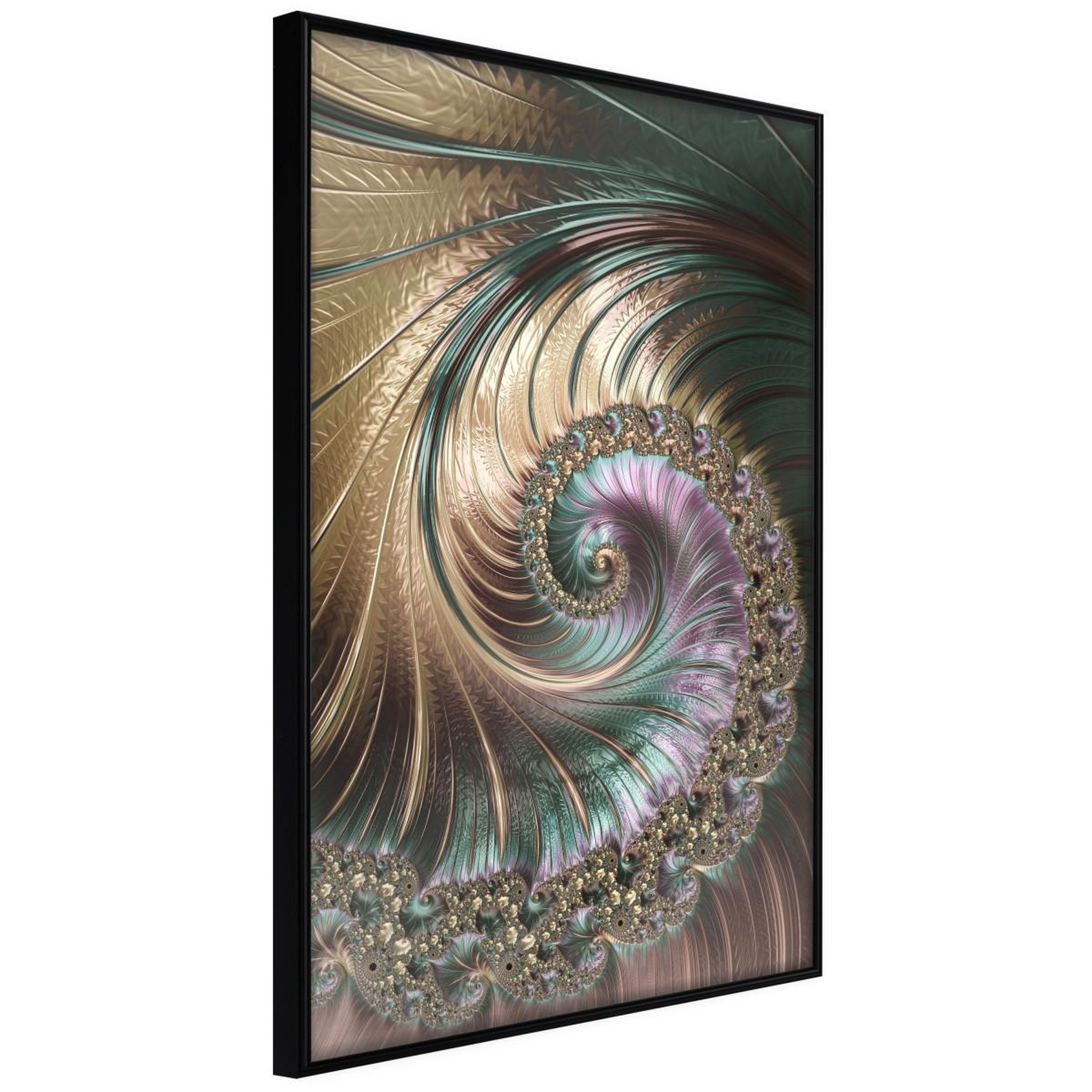 Paris Prix Affiche Murale Encadrée  Iridescent Spiral