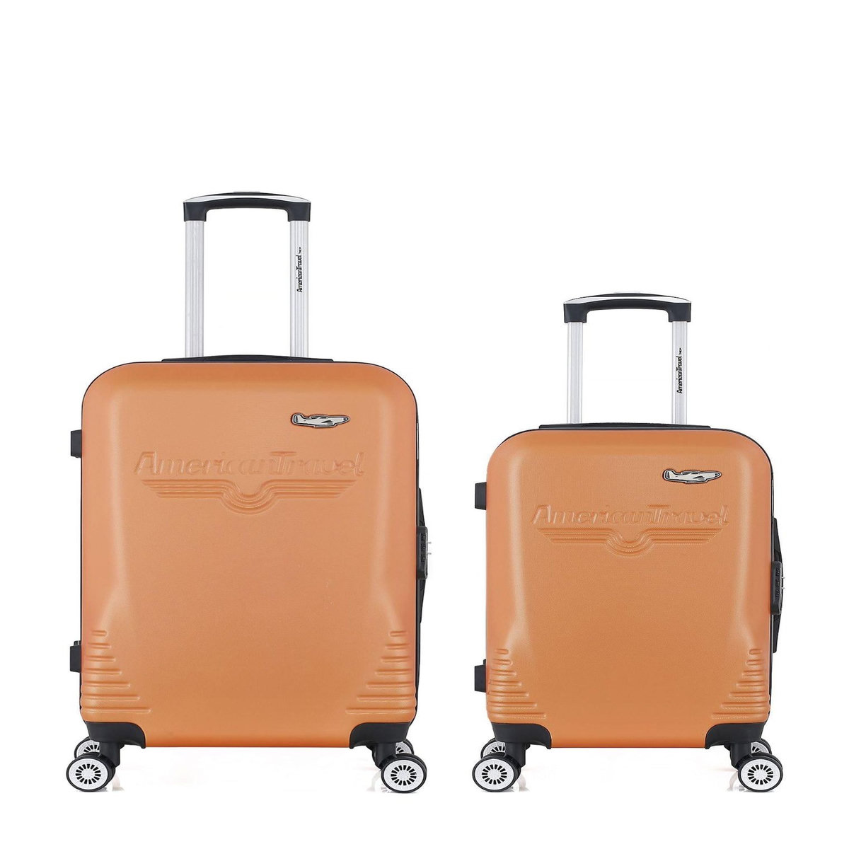 AMERICAN TRAVEL AMERICAN TRAVEL - Lot de 2 - Valise weekend et valise cabine DC