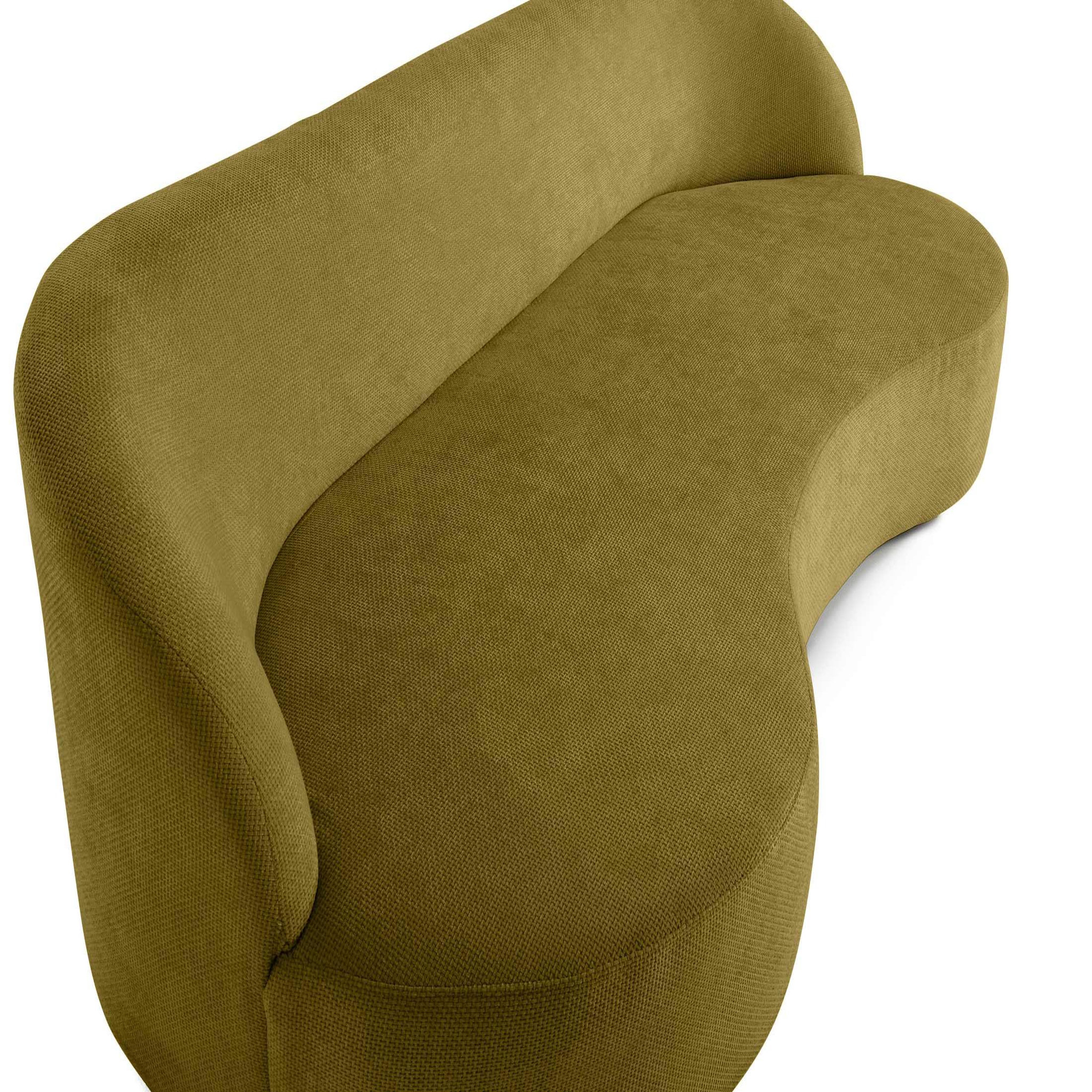 Voir la diapositive 6 : LISA DESIGN Polaris - canapé 3 places - en velours texturé