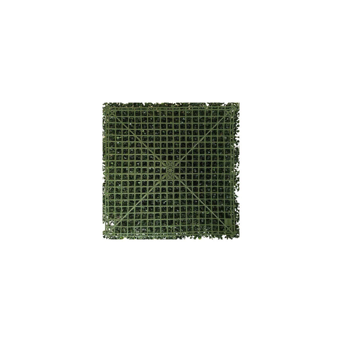 Mur végétal artificiel - Modèle vert - Dimensions : 50 x 50 cm