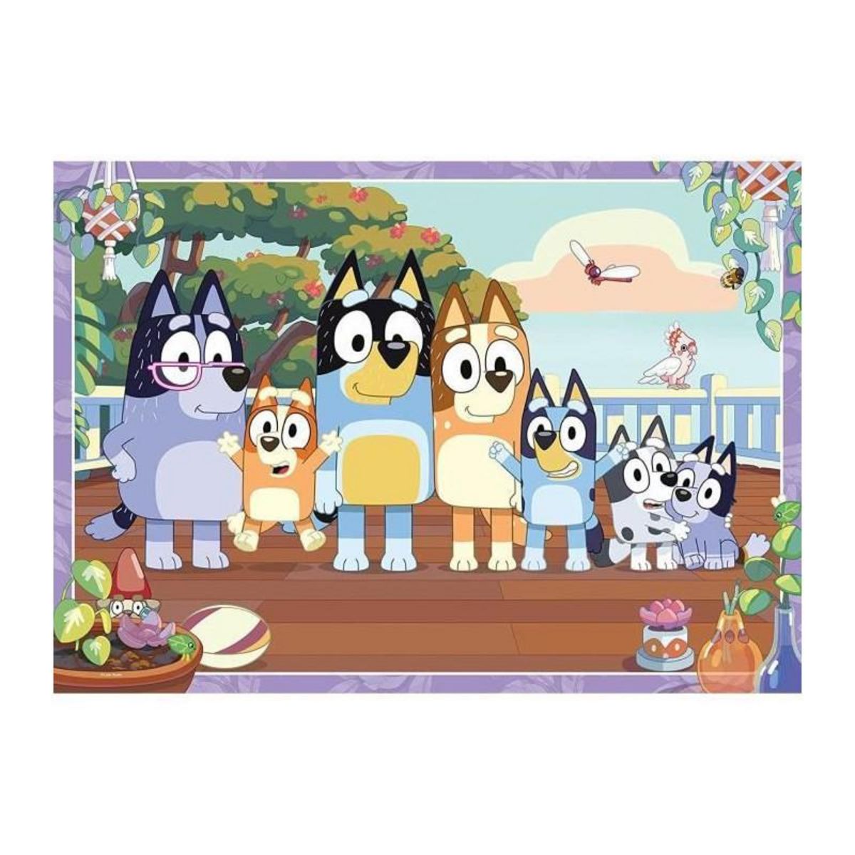 RAVENSBURGER Puzzle Giant Bluey 24 pieces - Des3 ans- Ravensburger -05622