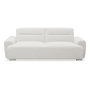 Voir la diapositive 1 : Paris Prix Canapé Convertible 3 Places Bouclette  Trey  223cm Crème