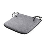 Paris Prix Galette de Chaise  Memphis  40x40cm Gris Perle