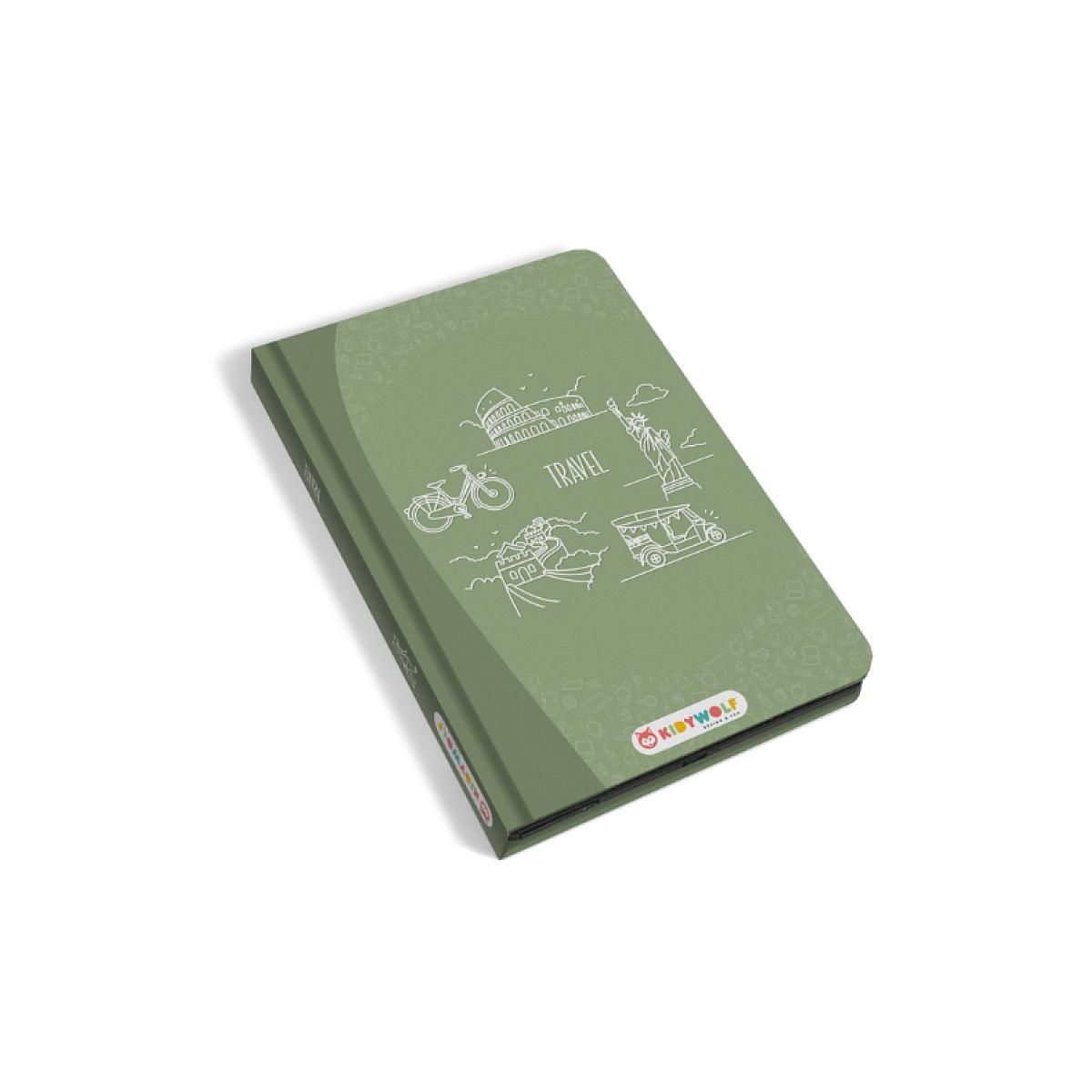 KIDYWOLF Kidydraw Mini Tablette de Dessin pour Enfants - Thème Voyages et Transports